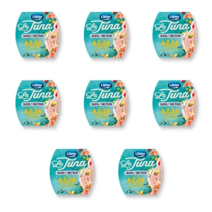 Sałatka z tuńczykiem w stylu AZJATYCKIM z warzywami Lisner 160 g X8