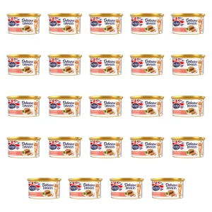 Butcher's Delicious Dinners Mokra Karma dla Kota z Łososiem i Krewetkami 85g X24