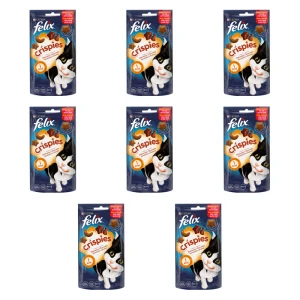 Felix® Crispies Przekąski o smaku Wołowiny i Kurczaka 45g X8