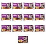 Whiskas Pure Delight Drobiowe frykasy Galaretka z kurczakiem i z indykiem 340 g (4x85 g) X13