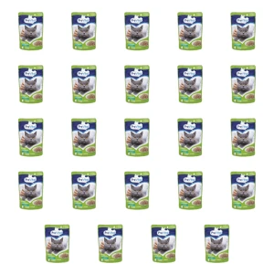 Pełnoporcjowa karma dla kotów Prevital Sterile z drobiem w sosie 100g X24