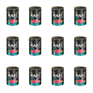RAFI Cat sterilised z tuńczykiem - karma dla kota 400g X12