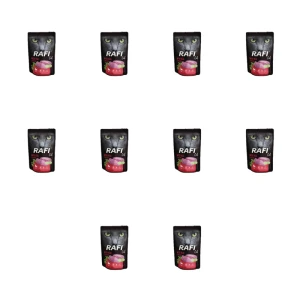 RAFI Cat z cielęciną - karma dla kota 100g X10