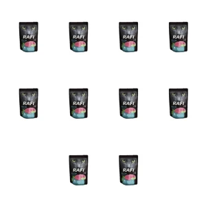 RAFI Cat sterilised z tuńczykiem - karma dla kota 100g X10