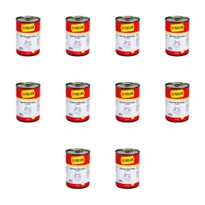 TOPSELLER karma dla kota z drobiem 415 g X10