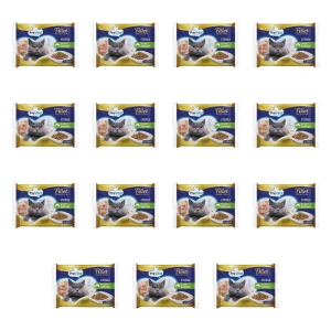 PreVital karma dla kotów sterylizowanych z łososiem w sosie 4x85g X15