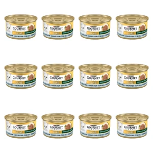 Gourmet GOLD Succulent Delights z rybami oceanicznymi 85g X12
