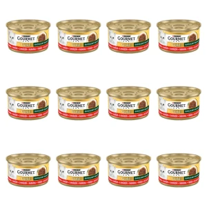 Gourmet GOLD Succulent Delights z wołowiną 85g X12