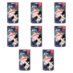 Felix® Crispies Przekąski o smaku Łososia i Pstrąga 45g X8
