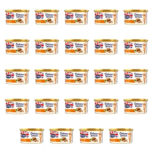 Butcher's Delicious Dinners, karma dla kota, z kurczakiem i indykiem, mus 85g X24