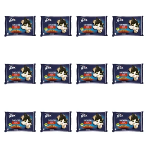 FELIX FANTASTIC MP Królik, Jagnięcina 4x85g = 340g X12
