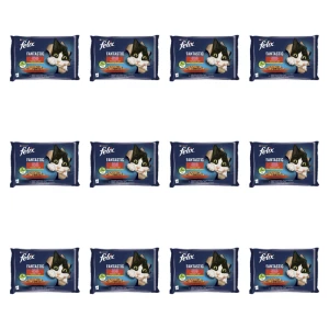 FELIX FANTASTIC MP Mięso z warzywami 4x85g = 340g X12