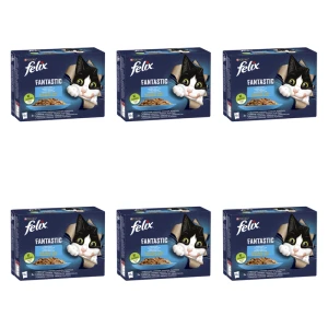 FELIX Fantastic Ryba 12x85g = 1,02 kg X6