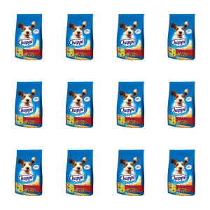 CHAPPI SUCHY Z WOŁOWINĄ I DROBIEM 500G KARMA DLA PSÓW X12