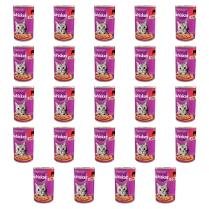 Mokra Karma dla Kota z Wołowiną w Galaretce Saszetka Adult - Whiskas 400 g X24