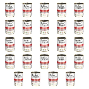 Dolina Noteci Premium Mokra karma dla psów wołowina puszka 400 g X24