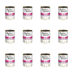 Dolina Noteci Premium Mokra karma dla psów indyk puszka 800 g X12