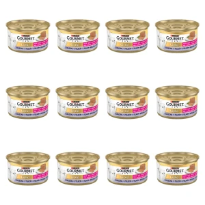 GOURMET GOLD KITTEN - Mus dla kociąt z cielęciną 85g X12
