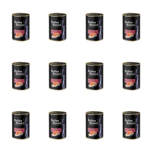 Dolina Noteci Mokra karma Junior dla kota puszka łosoś 400g X12