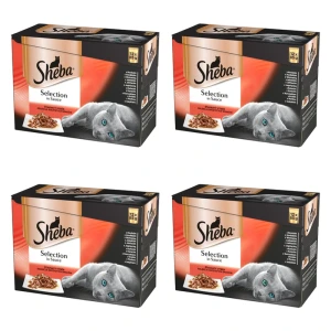 Sheba Sel in Sauce Soczyste Smaki 12x85g X4
