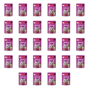 Whiskas Saszetka Sos z wołowiną 85 g X28