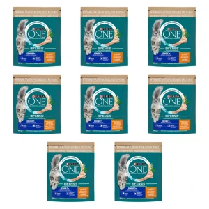 PURINA ONE SENIOR 7+ Karma dla kota bogata w Kurczaka i Pełne Ziarna 800g X8