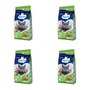 PreVital sucha karma dla kota Sterile&Indoor indyk 1,4kg X4