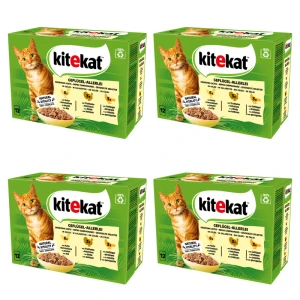 kitekat Drobiowa uczta w galaretce 1,02 kg (12x85 g) X4