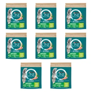 PURINA ONE INDOOR Bogata w Indyka i Pełne Ziarna 800g X8