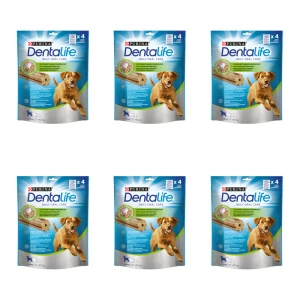 Przekąski stomatologiczne dla psów DENTALIFE Large 4szt 142g X6