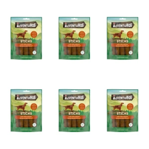 ADVENTUROS STICS Dziki smak bawoła 120g X6