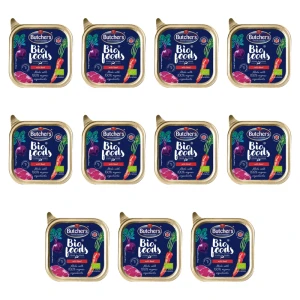 Butcher's Bio Foods, karma dla psa, z wołowiną, pasztet 150g X11