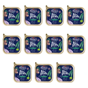 Butcher's Bio Foods, karma dla psa, z indykiem, pasztet 150g X11