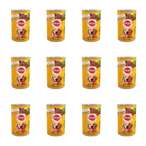 Pedigree Puszka Galaretka z kurczakiem i marchewką 1200g X12