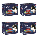 FELIX Fantastic Kurczak, Wołowina, Królik, Jagnięcina 24x85g = 2,04 kg X4