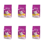 Whiskas 1+ Sucha karma z kurczakiem 1,4 kg X6