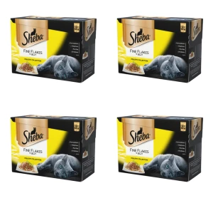 Sheba Del in Jelly Smaki Drobiowe 12x85g X4