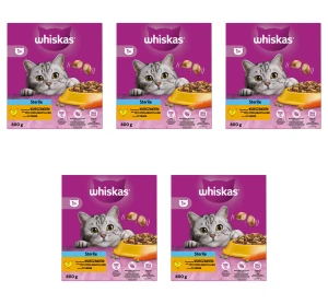 Whiskas Sterile Sucha karma z kurczakiem 800 g X5