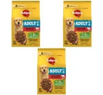 Pedigree Adult sucha karma z wołowiną i warzywami 2,6 kg X3