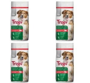 Tropi karma sucha dla psów 3kg z wołowiną X4
