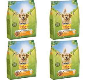 KARMA DLA PSA FRISKIES BALANCE z kurczakiem i warzywami 3KG X4