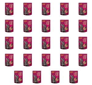 My Love pełnoporcjowa karma w saszetkach dla dorosłych psów z wątróbką 100g X24