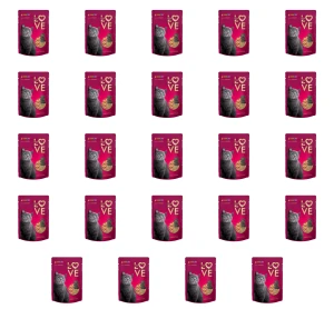 My Love Pełnowartościowa karma w saszetkach dla kociąt z kurczakiem 85 g X24