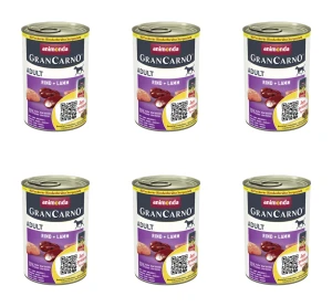Animonda GranCarno Adult wołowina + jagnięcina 400g X6