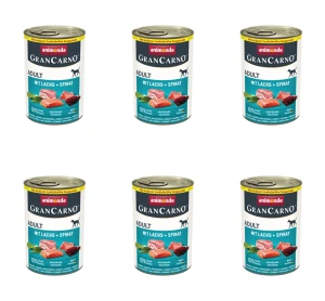 Animonda GranCarno Adult z łososiem i szpinakiem 400g X6