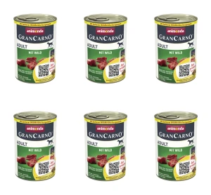 Animonda GranCarno Adult z dziczyzną 400g X6