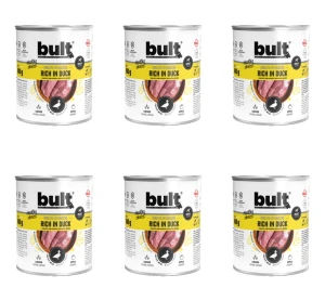Bult Karma w puszce dla psa bogata w kaczkę 800g X6