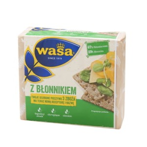 Pieczywo chrupkie z błonnikiem Wasa 230 g