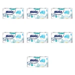 Mola Delikatna Papier toaletowy 8 rolek X7