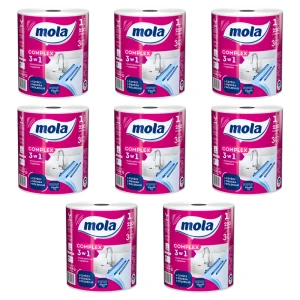 Mola Complex 3w1 Ręcznik papierowy + czyściwo 1 szt X8